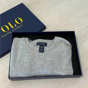 Brand new with tags & box- POLO Ralph Lauren grey long sleeve.